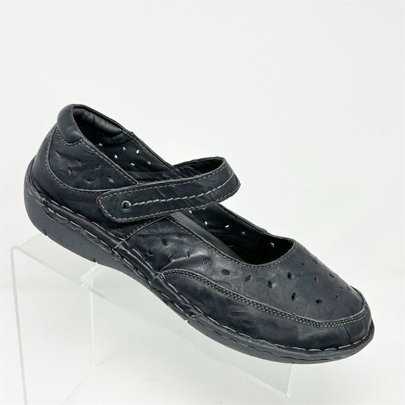 Propet Shoes - Propet Julene Black Blue Mary Jane Shoes Size 10 X2E (Extra Wide) Casual